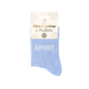 Chaussettes femme pailletées - Kiffante