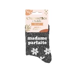 Chaussettes paillettes grises – Madame parfaite