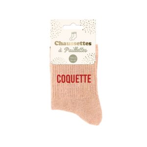 Chaussettes femme pailletées - Coquette