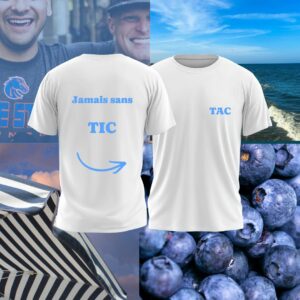 👕 T-shirts duo – Jamais sans Tic & Tac bleu 🐿️